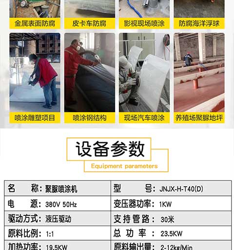 JNJX-H-T40D聚脲噴涂設備3